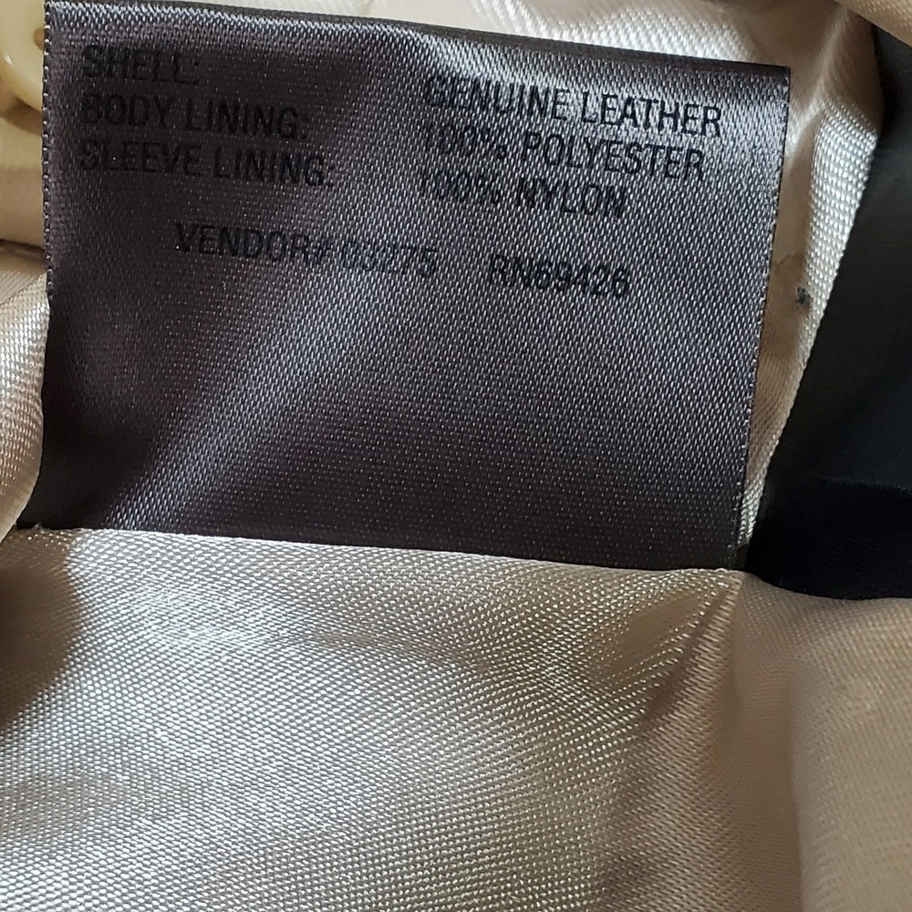 Wilsons Leather Retro Blazer Size M Pelle Studio 3 Button Collared - Picture 5 of 7